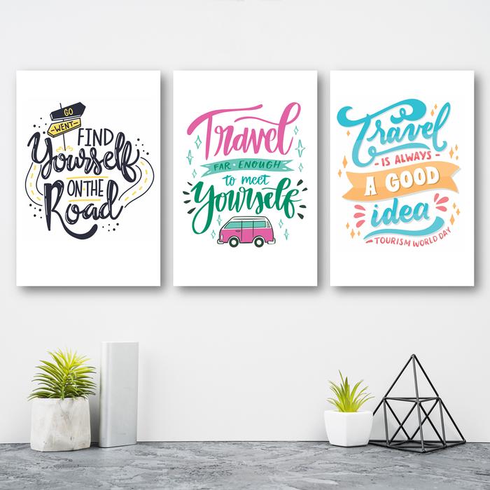 Gambar Hiasan Dinding Art Wall Decor Dekorasi Poster Kayu MDF Quotes 4 - 15 x 30 cm, QUO-13 dari Naura El Shop undefined Tokopedia