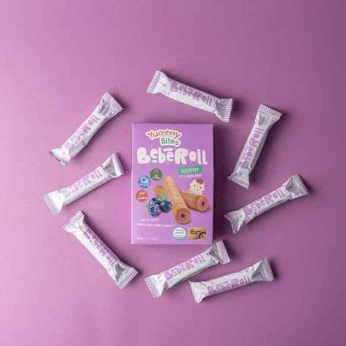 Gambar Snack Yummy Bites BebeRoll - Blueberry dari Qwerty Baby Planet undefined Tokopedia