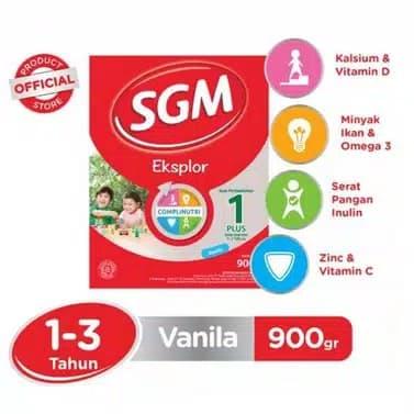 Gambar SGM 1+ Vanila Madu 900gr - VANILA dari FLAST FAST undefined Tokopedia