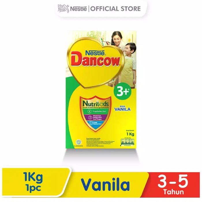 Gambar Dancow 3+ Vanila Madu 1 kg - Vanila dari FLAST FAST undefined Tokopedia