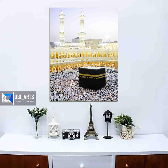 Gambar HIasan Dinding Ka'bah Kabah Mekah Masjidil Haram Aqso Lukisan Tawaf - kabah1 dari Ugiarts undefined Tokopedia