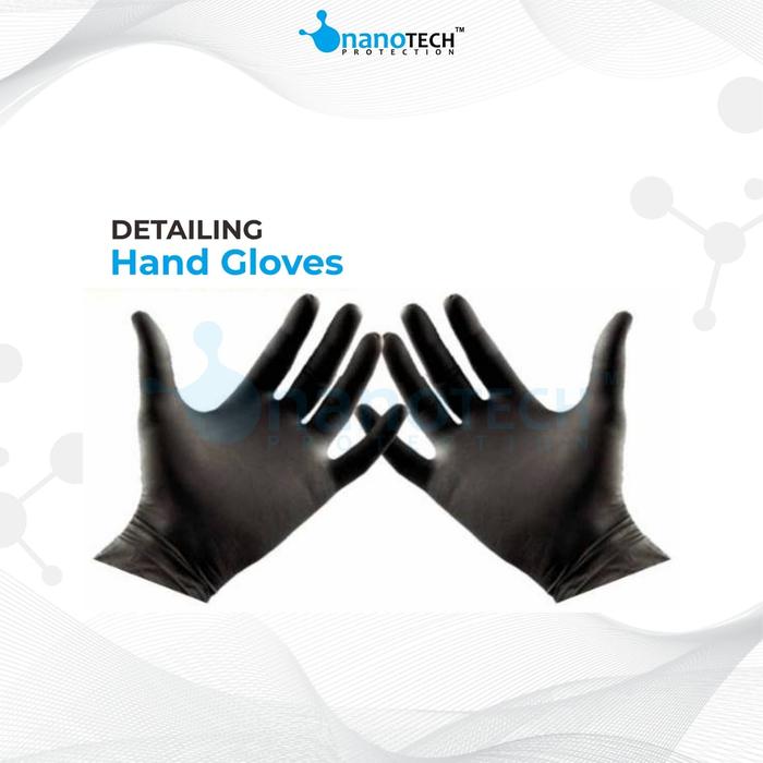 Gambar Sarung Tangan Karet Detailing Hitam Hand Glove Detailing Hand Gloves - Hitam, XS dari nanoTECH PROTECTION undefined Tokopedia