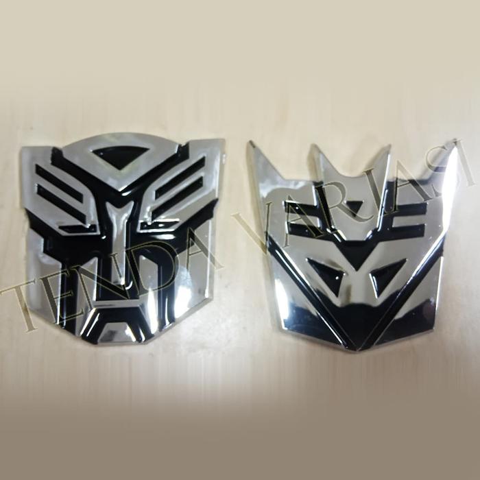 Gambar Emblem Transformer Autobot & Decepticon - plastik - Autobot dari Tenda Variasi Otomotif undefined Tokopedia