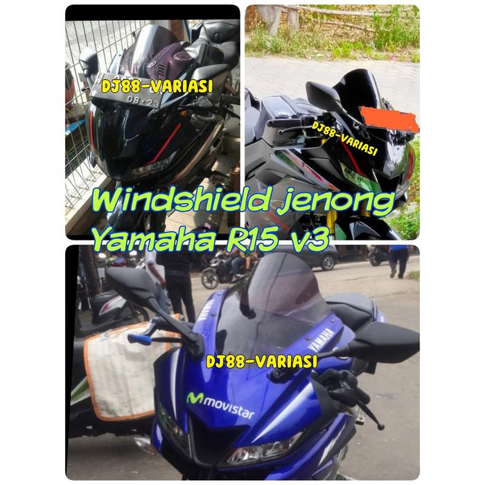 Jual Premium windshield r15 v3 vva visor jenong r15 new aksesoris