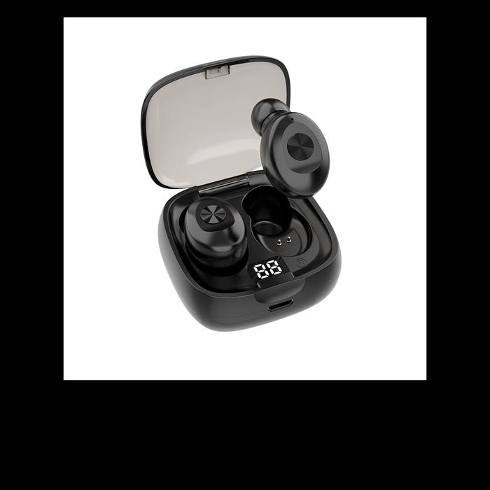 Gambar Headset Bluetooth 5.0 LED Tampilan Digital TWS Earbud Sport Wireless - Hitam dari RDC_ STORE~ undefined Tokopedia