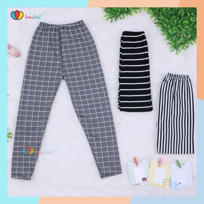 Gambar Legging Salur Anak Garis Celana Panjang Anak Perempuan 1-12 Tahun - 5-7 tahun dari dindins store undefined Tokopedia