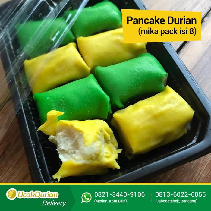 Gambar Pancake Durian Mika Ekonomis dari Ucok Durian Jakarta. undefined Tokopedia