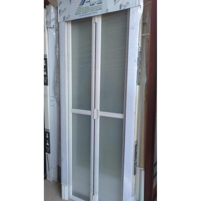 Gambar Pintu Lipat Kamar Mandi - Bifold TF006 - Putih dari m-one undefined Tokopedia