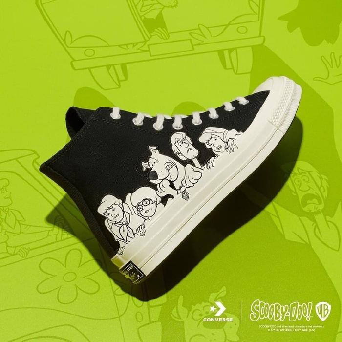 Jual Converse x Scooby-Doo Chuck 70 High Top Black Bekasi