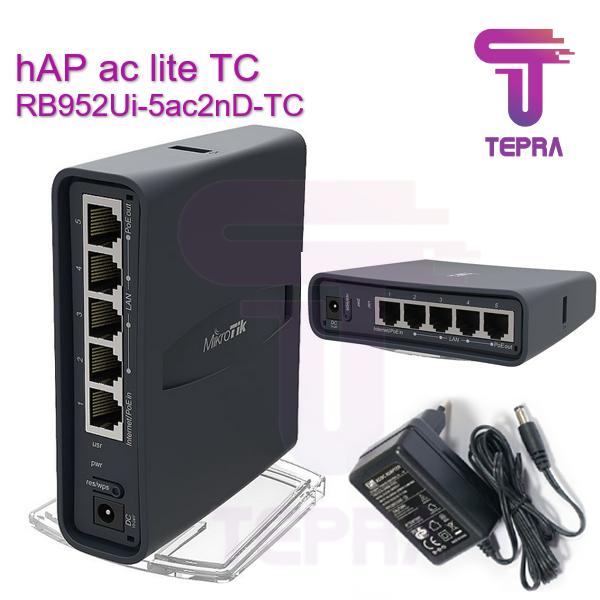 Gambar MikroTik hAP ac lite TC RB952Ui-5ac2nD-TC dari Teprastore undefined Tokopedia