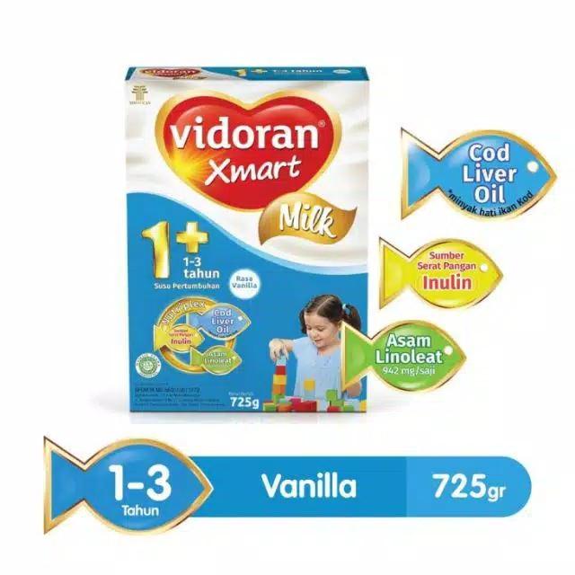 Gambar Vidoran Xmart 1-3 tahun rasa madu 725 gram - Vanilla dari Sunny_Online Shop undefined Tokopedia