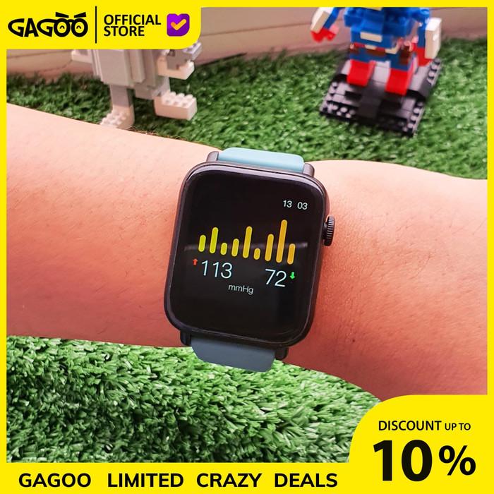 Gambar Smartwatch Tensi Meter Digital [ORIGINAL] Thermometer - Goodeva Watch - Brilliant Tosca dari Gagoo Official Store undefined Tokopedia