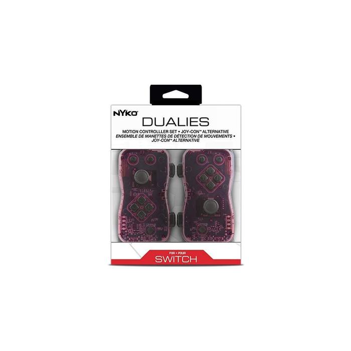 Nyko Pair Joy Con Dualies Motion Controllers Usb Type-c Purple