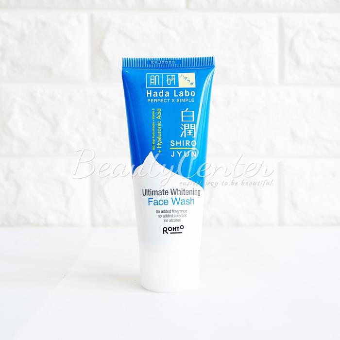 hada labo ultimate whitening face wash
