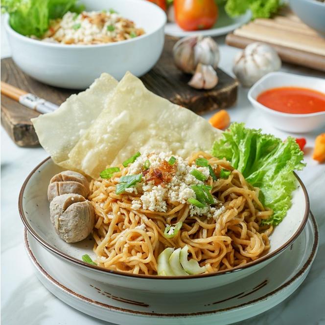 Gambar Cwie Mie Kane - Spicy Pedas, 3 Bakso dari KaneKitchen undefined Tokopedia