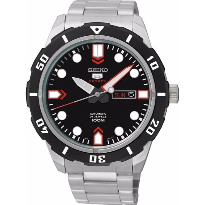 Seiko 5 sports automatic 24 jewels 100m precio sale