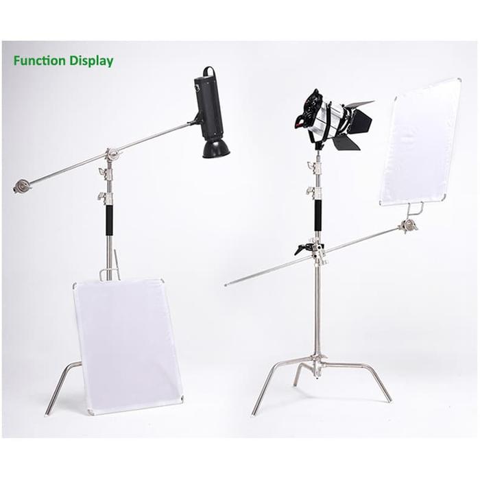 Gambar c light stand boom arm dari bellazha.24 undefined Tokopedia