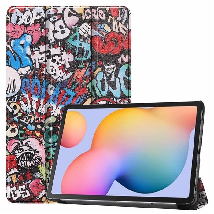 Gambar Samsung Galaxy Tab S6 Lite 10.4 inch P610 P615 motif leather case ORI - Grafity dari case ibukota id undefined Tokopedia