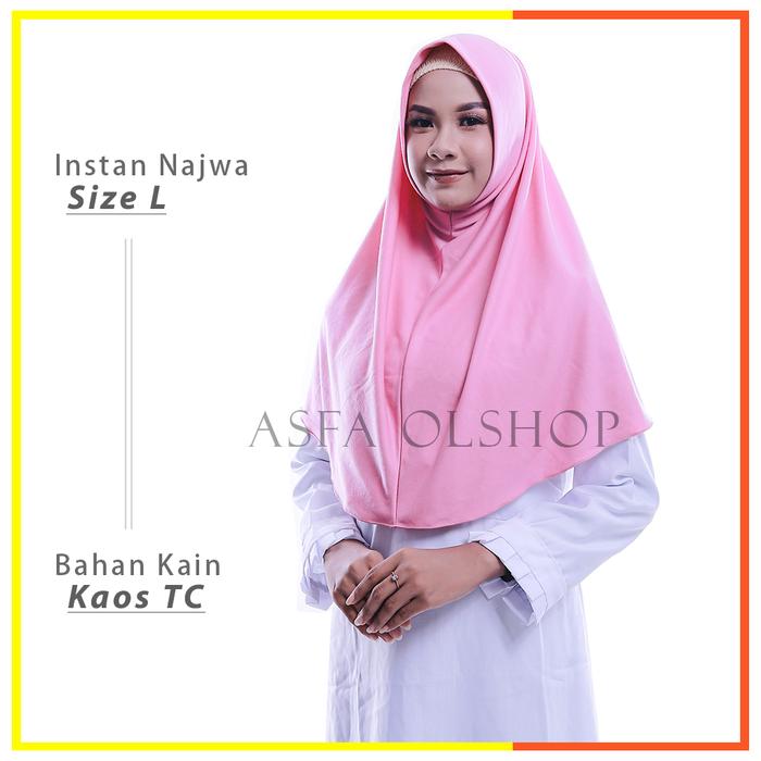 Gambar Hijab/Jilbab Instan Najwa - Coksu dari Asfa Hijab undefined Tokopedia