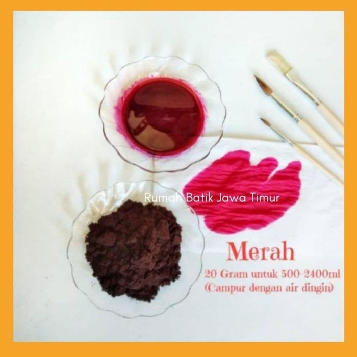Gambar Pewarna Remasol Hitam, Ungu, Orange, Coklat, Oren, batik. - Merah dari Rumah Batik Jawa Timur undefined Tokopedia