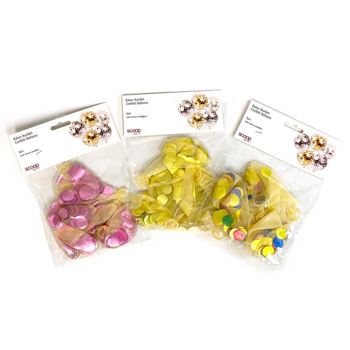 Gambar Scoop Balon Confetti 58624200 - Merah Muda dari Scoop Ideas undefined Tokopedia