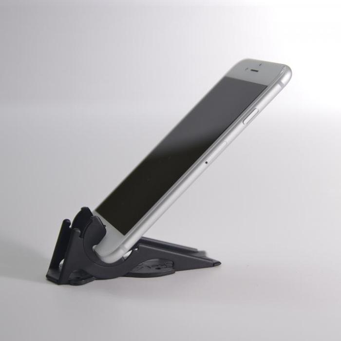 Gambar ADJUSTABLE MINI MOBILE PHONE HOLDER FOLDABLE STAND UNIVERSAL - Hitam dari Make888 undefined Tokopedia