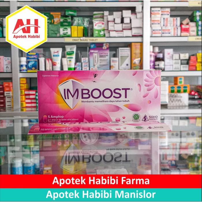 Gambar IMBOOST IMBOS IMBOOS IMBOST 1 STRIP ISI 10 TABLET dari Apotek Habibi Manislor undefined Tokopedia