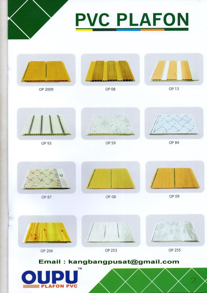 Gambar Plafon PVC Oupu - lebar 10cm dari Kangbang factory undefined Tokopedia