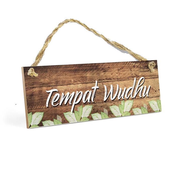 Gambar Pajangan Dinding TEMPAT WUDHU MDF 10x30cm Wall Home Decor Islami - TEMPAT WUDHU 13, MDF-10X30 dari Supplier NatGeo undefined Tokopedia