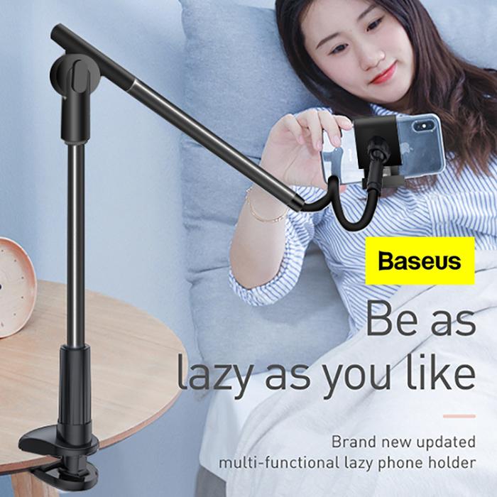 Gambar BASEUS Lazy Phone Holder Stand Hanphone Unlimited Adjustment - Grey dari XELTONID undefined Tokopedia