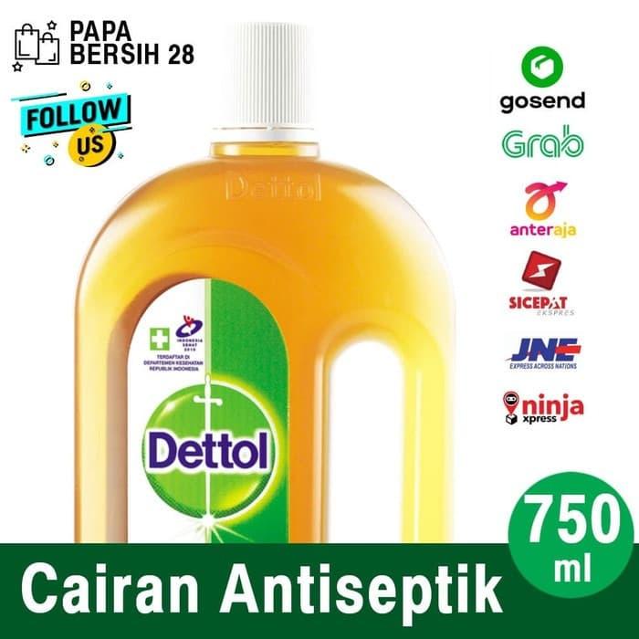 Gambar Dettol Antiseptik Cair 750 ML Antiseptic Liquid | Original dari Papa Bersih 28 undefined Tokopedia