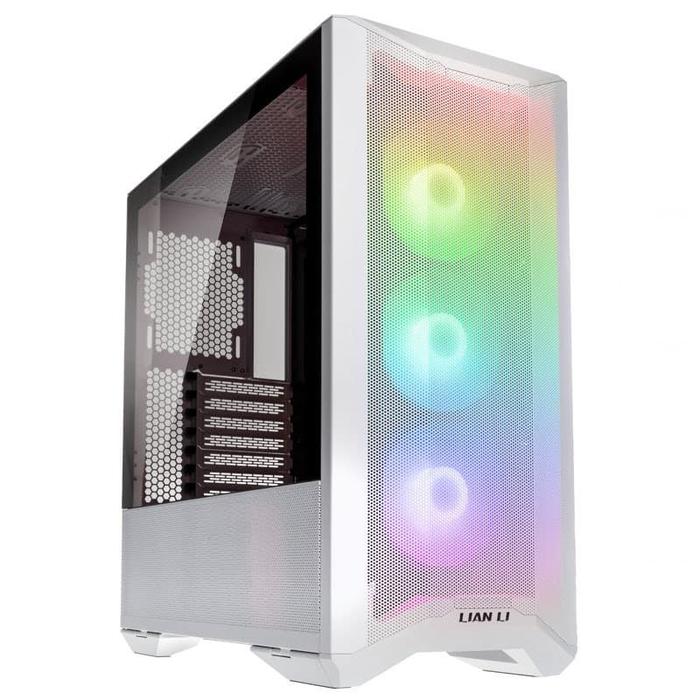 Gambar LIAN LI LANCOOL II MESH RGB - WHITE - STEEL SHROUD PANEL dari MAXCOM ONLINE undefined Tokopedia