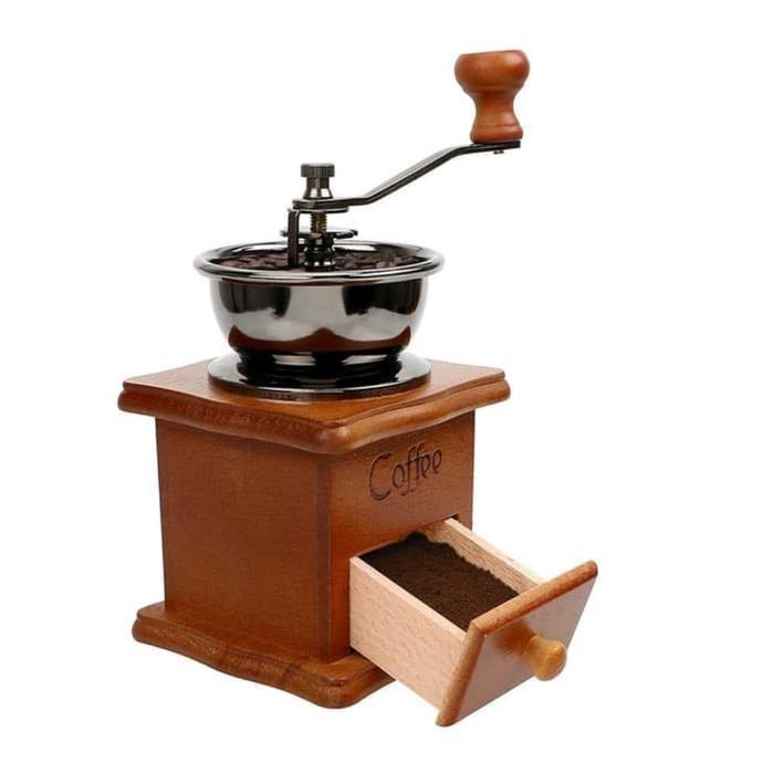 Gambar Hand Grinder /Penggiling Biji Kopi Manual Antik Klasik Model Retro - Foto 1 dari Scoobee Kopi undefined Tokopedia