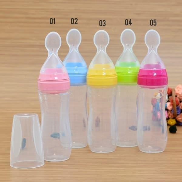 Gambar LKC167 Silicone Squeeze Feeder - Tiga dari Halomoms undefined Tokopedia