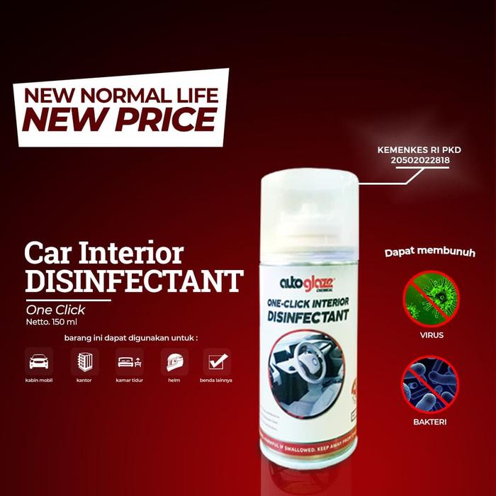 Gambar Car Disinfectant One Click 150 ML by autoglaze | Desinfektan One Click dari Autoglaze undefined Tokopedia