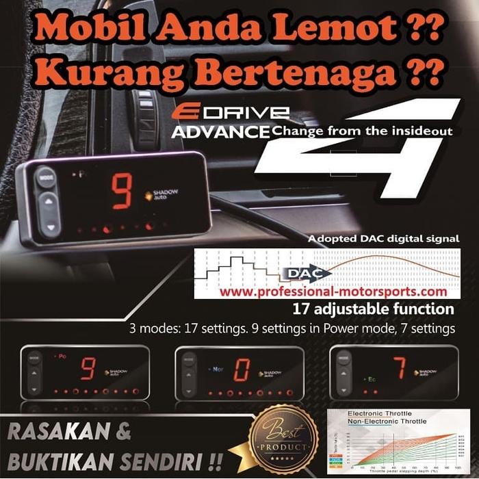 Jual Piggyback Chip Throttle Controller TC Shadow Advance4 Pajero ...