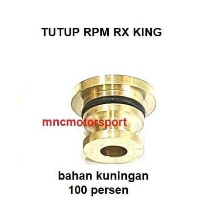 Gambar TUTUP RPM KUNINGAN RX KING RXKING dari MNCMOTORSPORT undefined Tokopedia