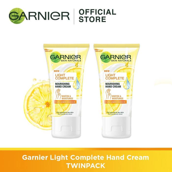garnier light comp hand cream