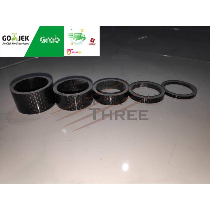 Gambar Stem Spacer Ring Peninggi Stang Setang Sepeda Carbon dari TwentyThree 23 undefined Tokopedia