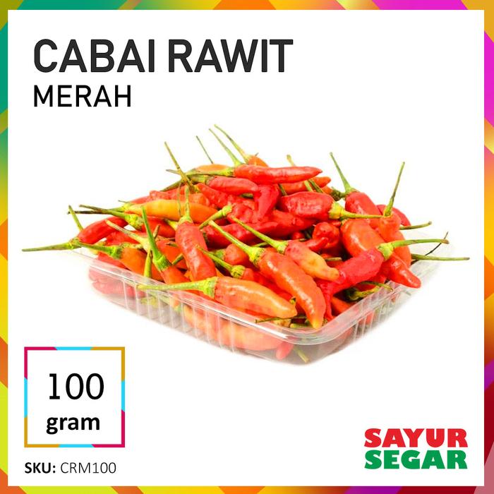 Gambar [CIBUBUR] CABAI / CABE RAWIT MERAH / CABE SETAN [100g] dari Sayur Segar Cibubur undefined Tokopedia