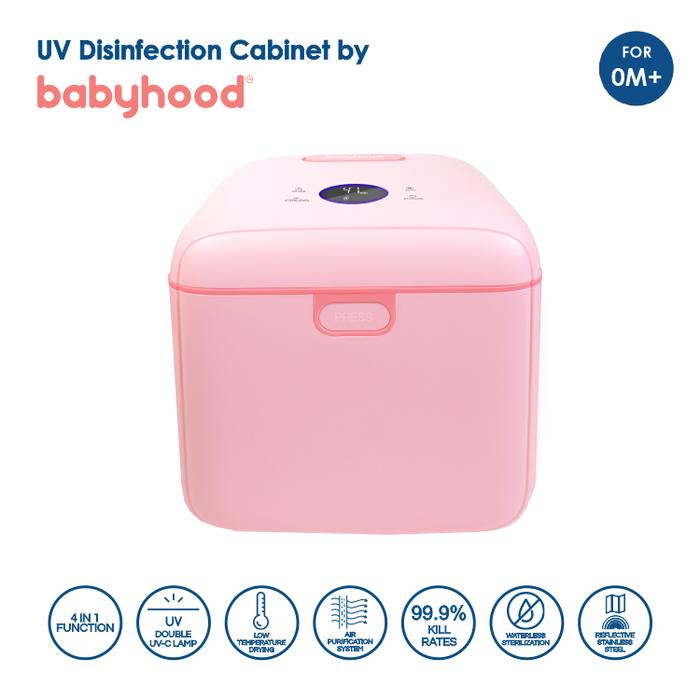 Gambar Babyhood Disinfectant Cabinet UV Sterilizer with Dryer - Merah Muda dari Panintihub undefined Tokopedia