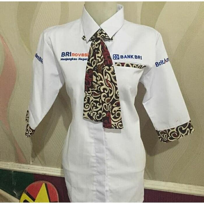 Jual Fenomenal Baju Seragam Bank Bri Baju Kerja Karyawan Custom Jakarta Barat Papilo Store Tokopedia