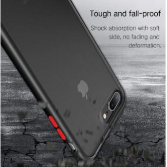 Gambar iPhone 6 Plus 6s Plus - Shockproof Soft Case with Matte Hard Back Case - Hitam dari HeruDK BonShop undefined Tokopedia