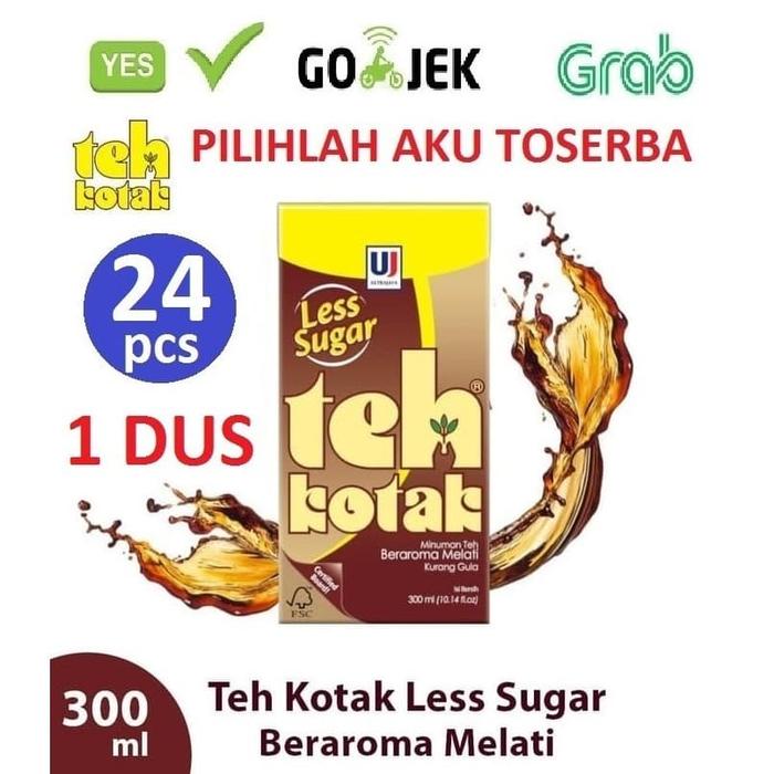 Gambar TEH KOTAK ULTRA JASMINE LESS SUGAR 300 ml ( HARGA 1 DUS ISI 24 PCS ) dari Pilihlah Aku Toserba undefined Tokopedia