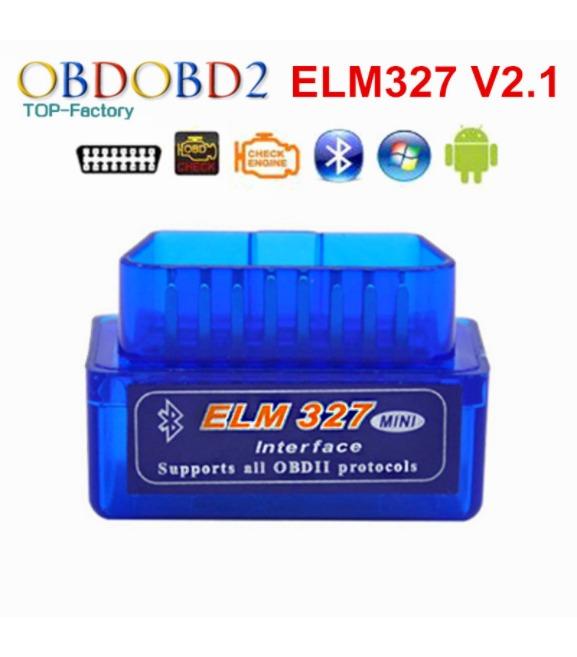 Gambar Super MINI ELM327 Bluetooth OBD2 V2.1 Automotive Test Tool Biru dari Gudangs Port Store undefined Tokopedia