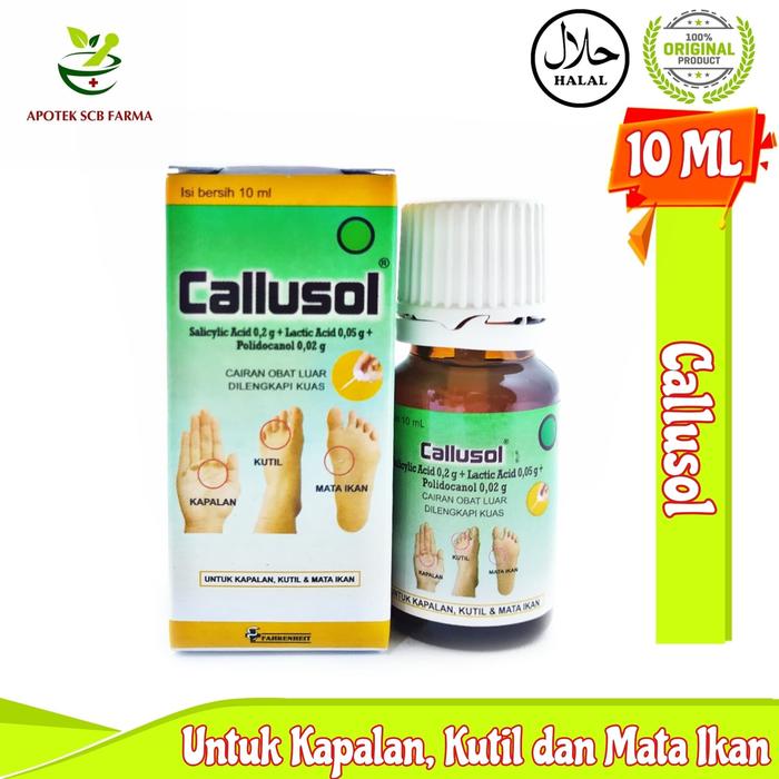 Jual Callusol Obat Mata Ikan Kutil Dan Kapalan 10 Ml Jakarta Timur Apotik Scb Farma Tokopedia