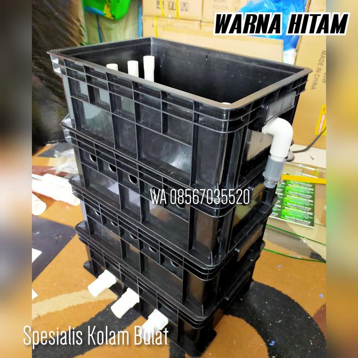 Gambar FILTER KOLAM IKAN KOI 4SUSUN - Hitam dari SOELTHAN AQUARIUM undefined Tokopedia