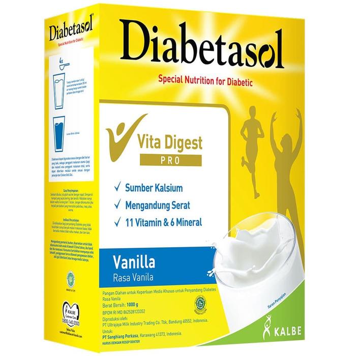 Gambar Diabetasol Vanilla 1000gr dari Wiwijaya undefined Tokopedia