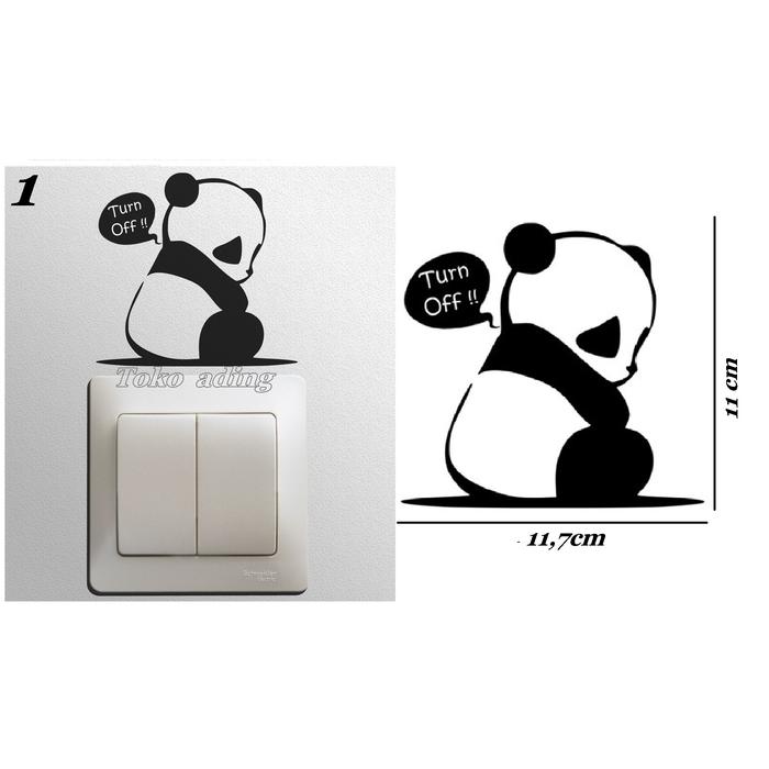 Gambar Wall Sticker Saklar Lampu Karakter - Stiker Dinding Stop Kontak Lucu - Motif 1 dari toko ading 1 undefined Tokopedia
