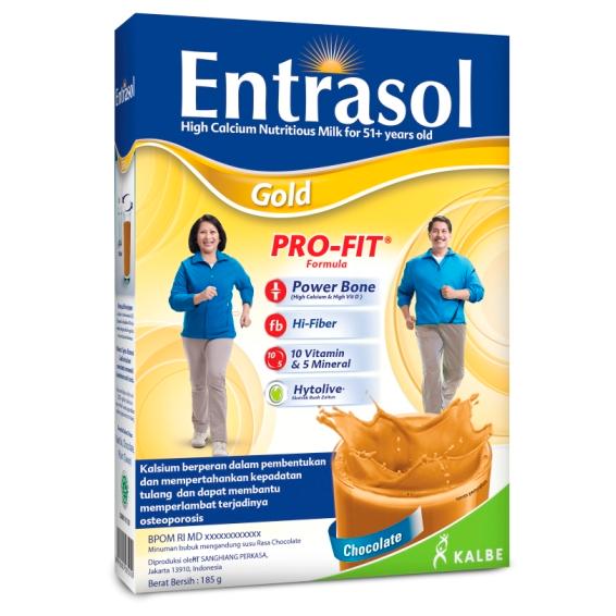 Gambar SUSU ENTRASOL GOLD 185 GR RASA PLAIN / VANILA / COKELAT - Coklat dari Yakin Farma undefined Tokopedia